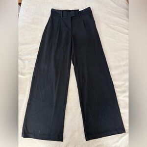American Eagle Outfitters Black Wide-Leg Dress Pants